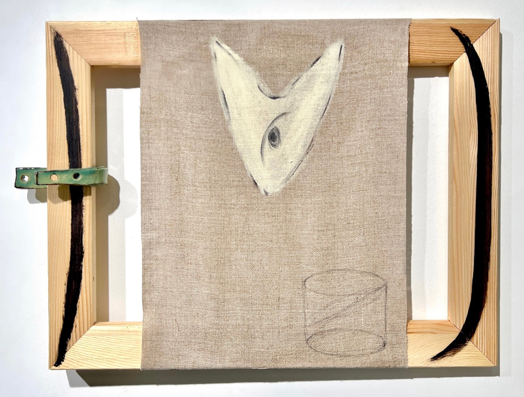 ドローイング "Drawing on canvas", 2023 The LOOP Gallery